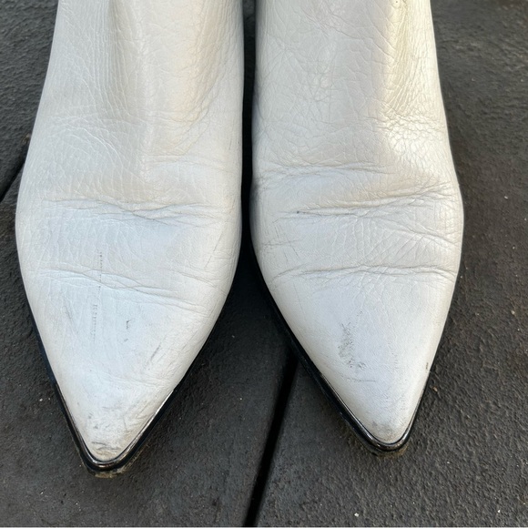 Acne studios Jensen white leather Chelsea boot - Picture 6 of 10
